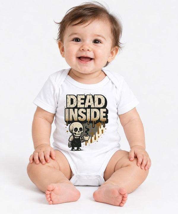 Dead Inside Barista - White