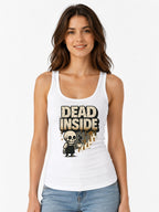 Dead Inside Barista - White