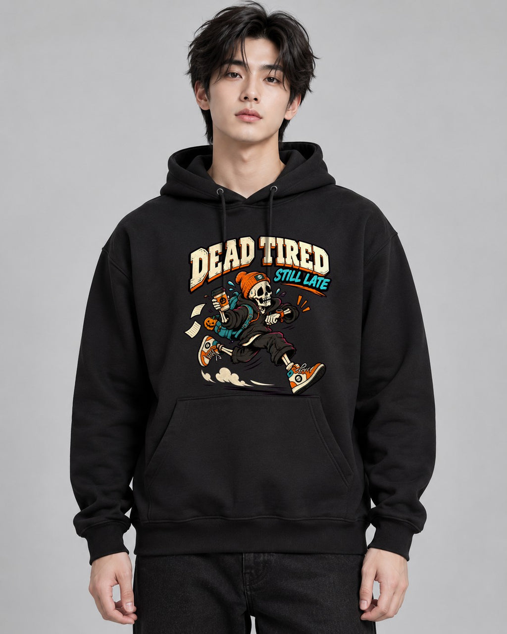 Dead Tired Still Late - Black