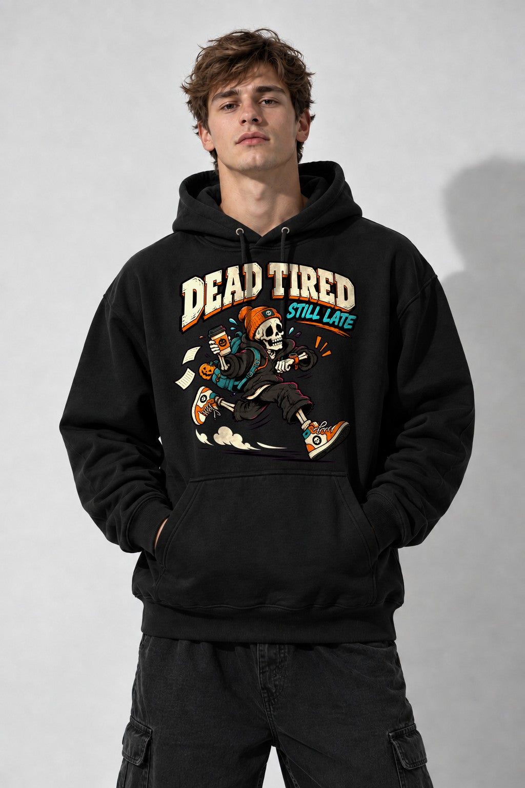 Dead Tired Still Late - Black
