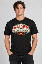 Dear Santa I Can Explain - Black