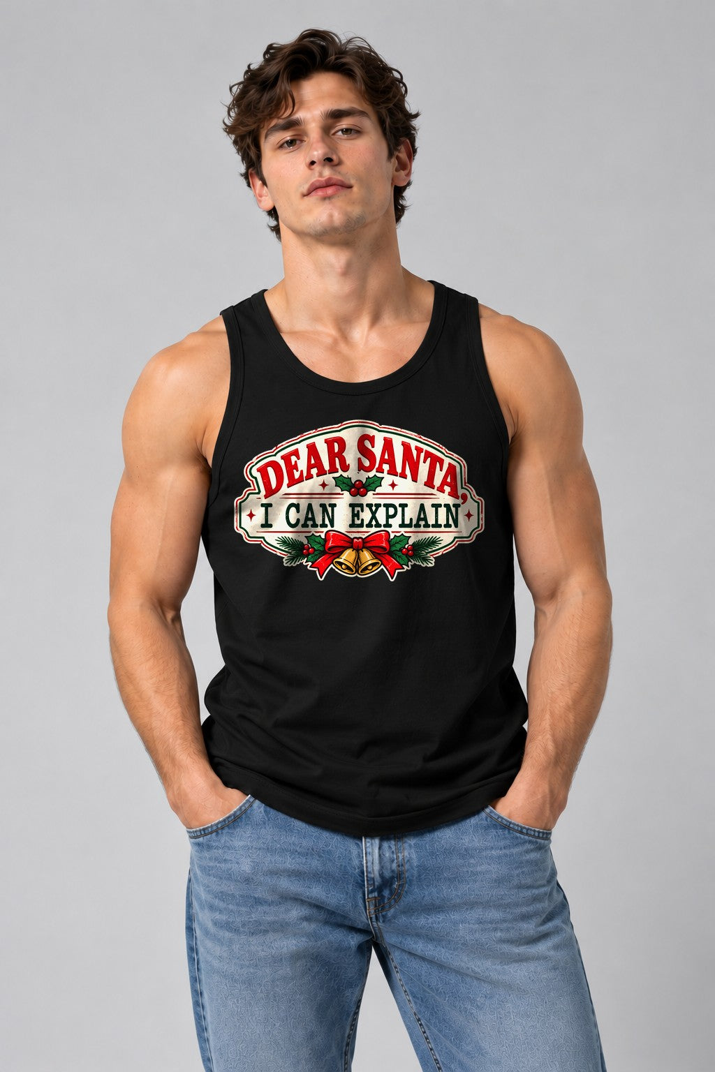 Dear Santa I Can Explain - Black