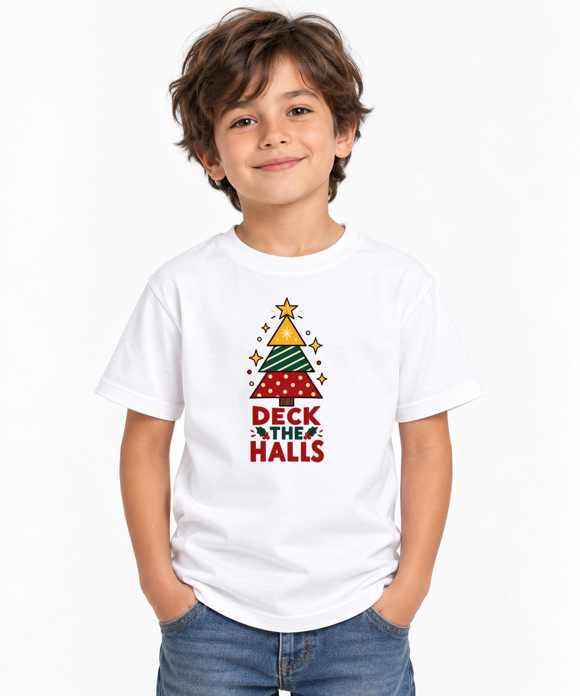 Deck The Halls - White