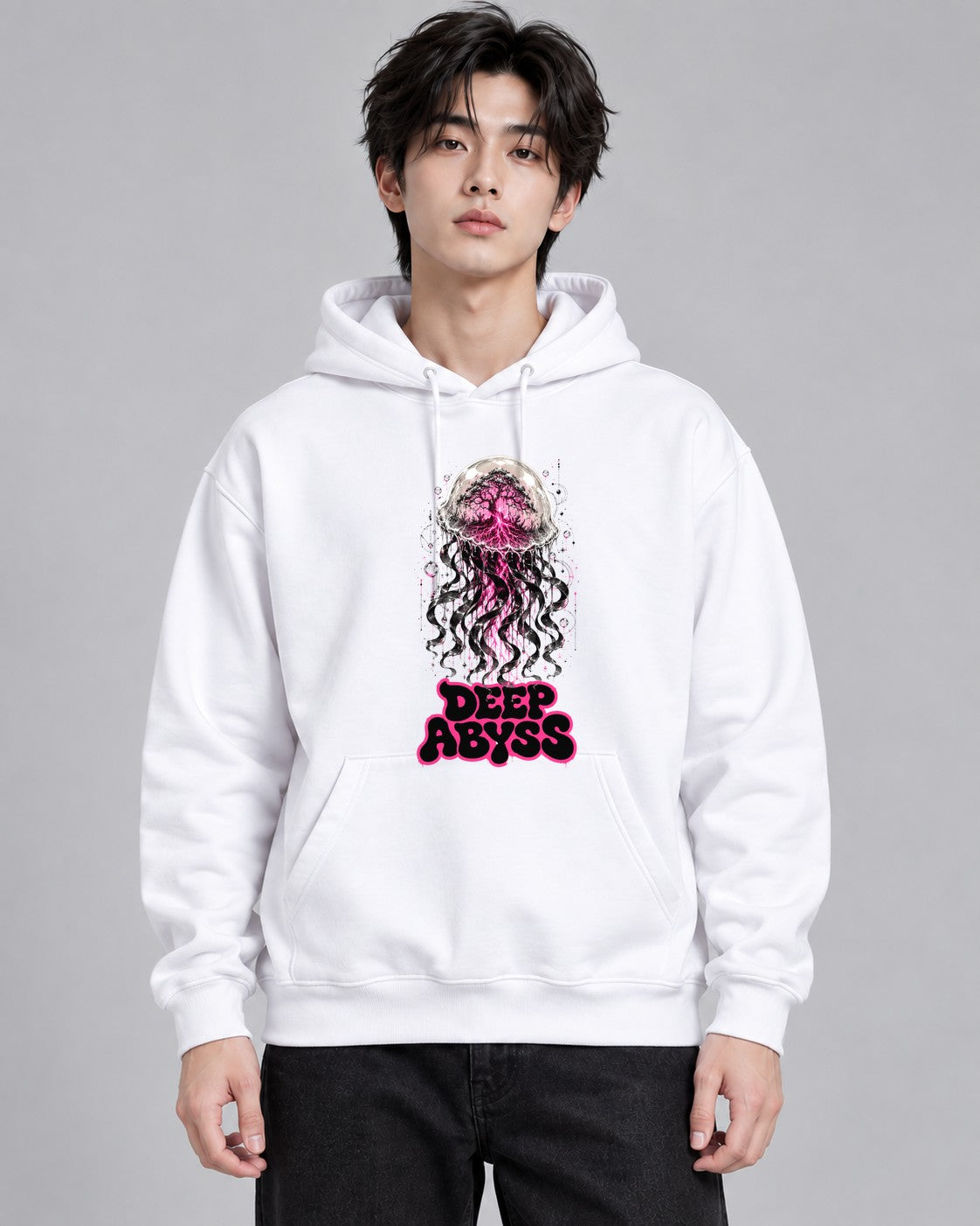 Deep Abyss Jellyfish - White