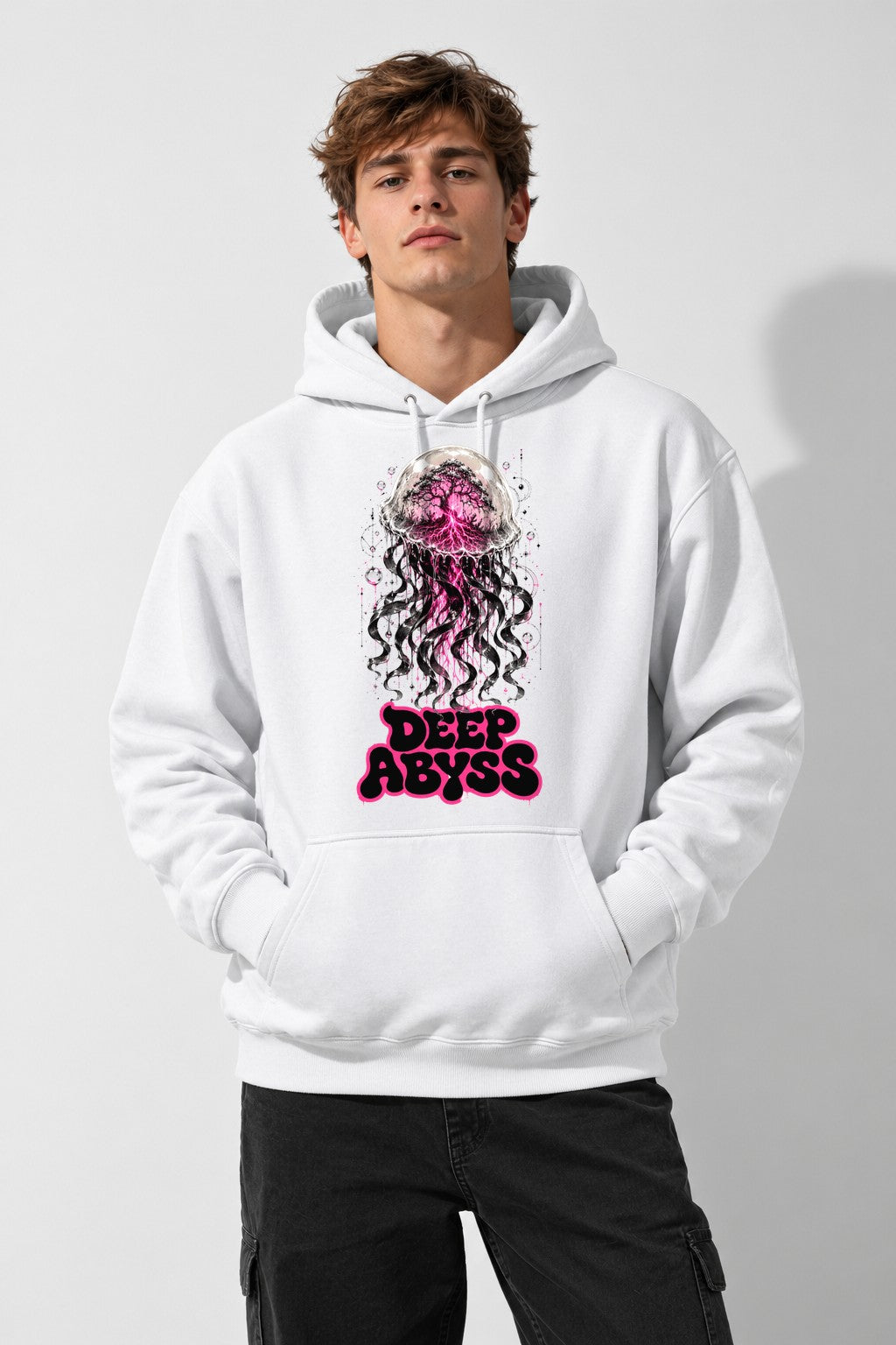 Deep Abyss Jellyfish - White