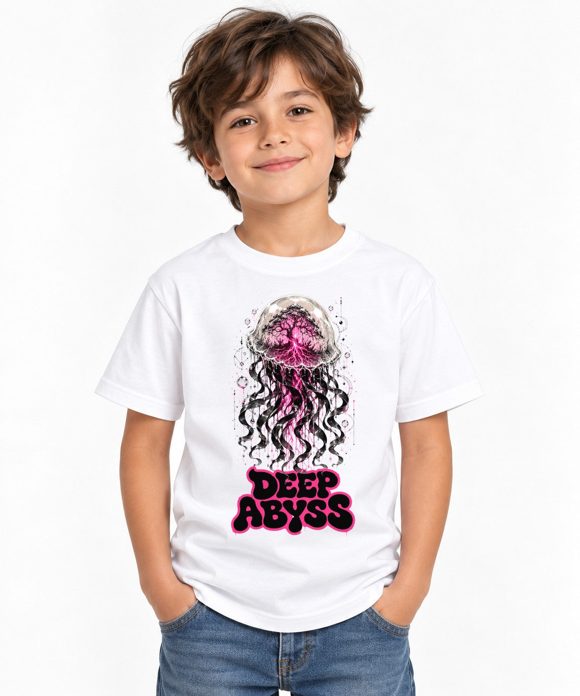 Deep Abyss Jellyfish - White