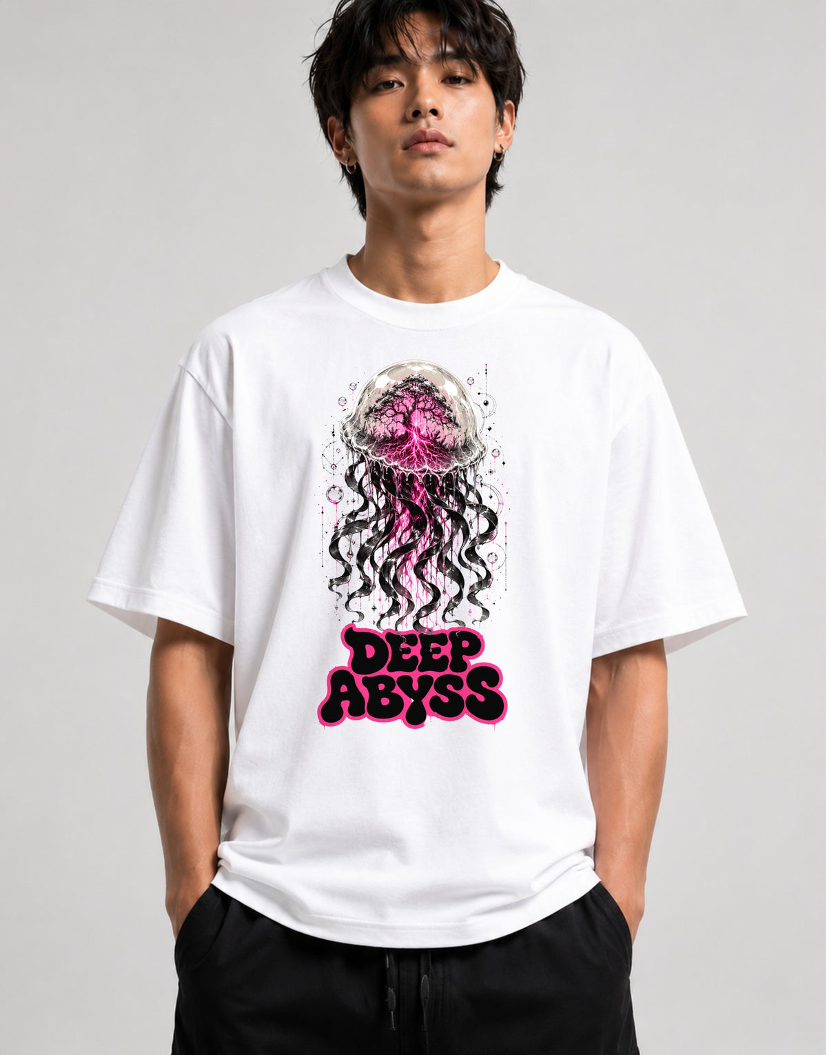 Deep Abyss Jellyfish - White