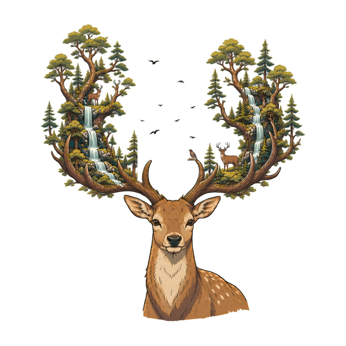 Deer Forest Antlers