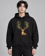 Deer Forest Antlers - Black