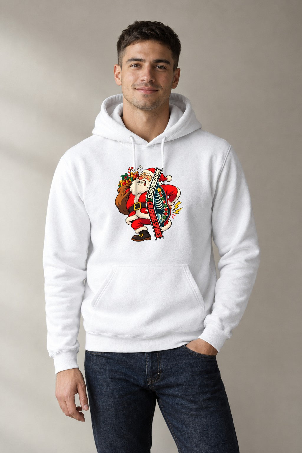 Delivering Christmas Crushings - White