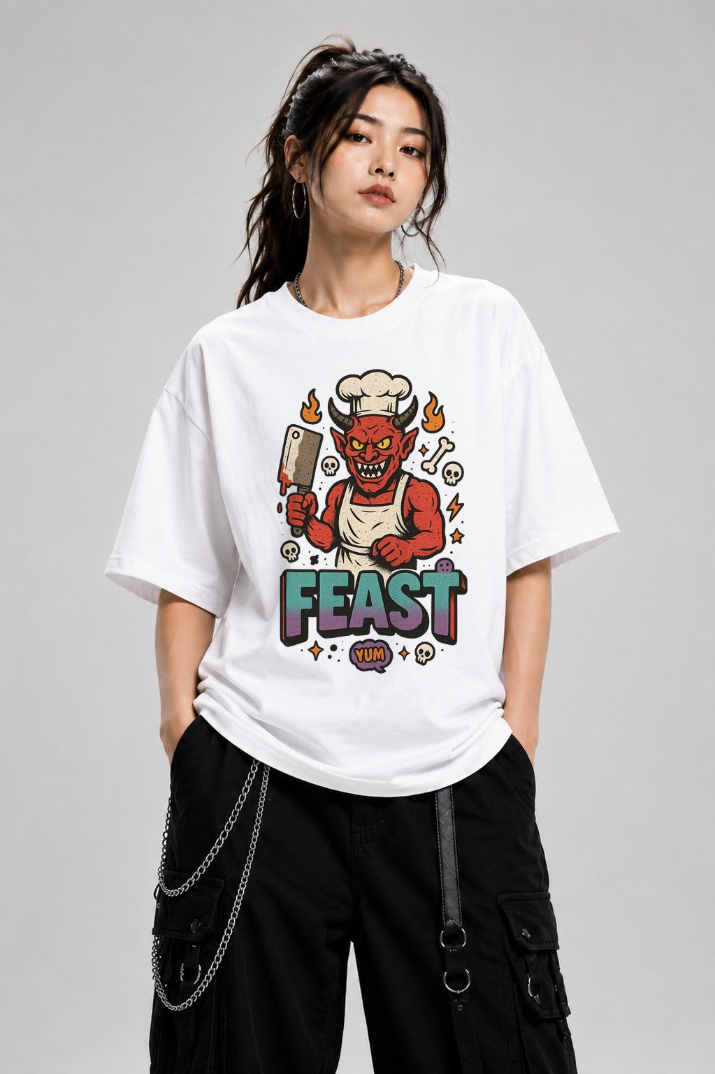 Demon Chef Midnight - White
