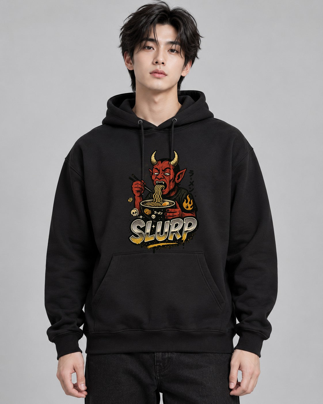 Demon Ramen Slurper - Black