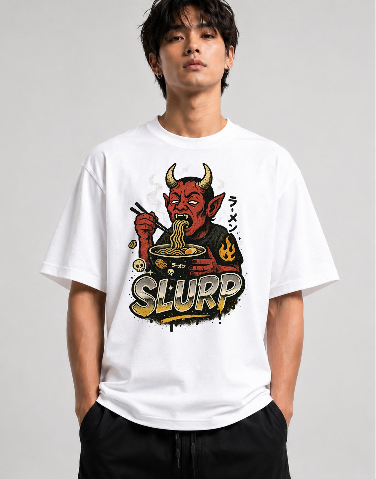 Demon Ramen Slurper - White