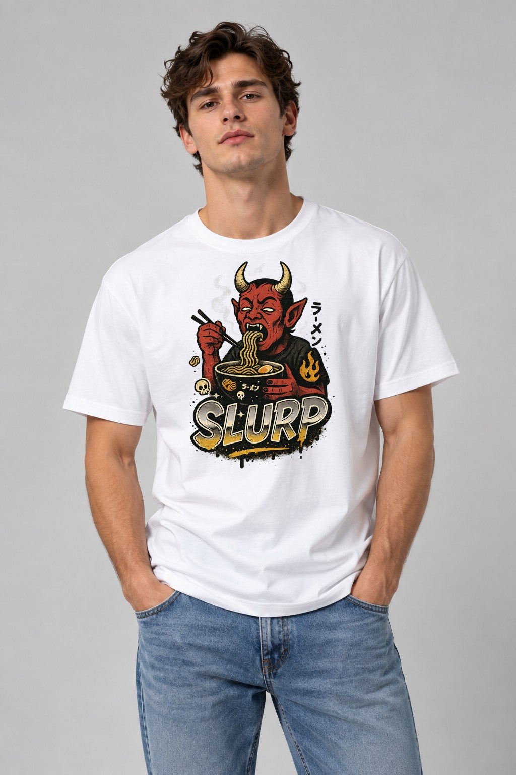 Demon Ramen Slurper - White