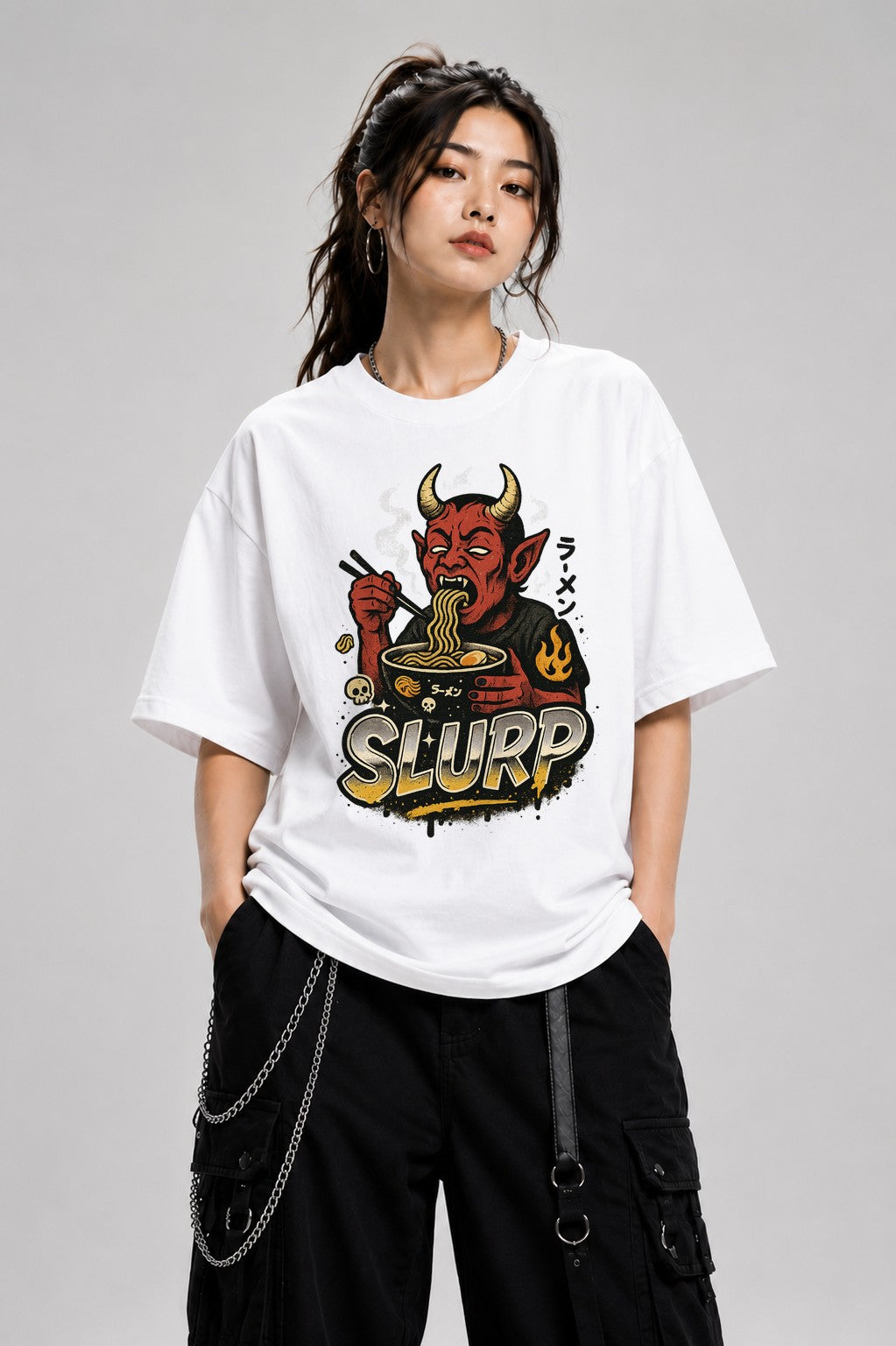 Demon Ramen Slurper - White