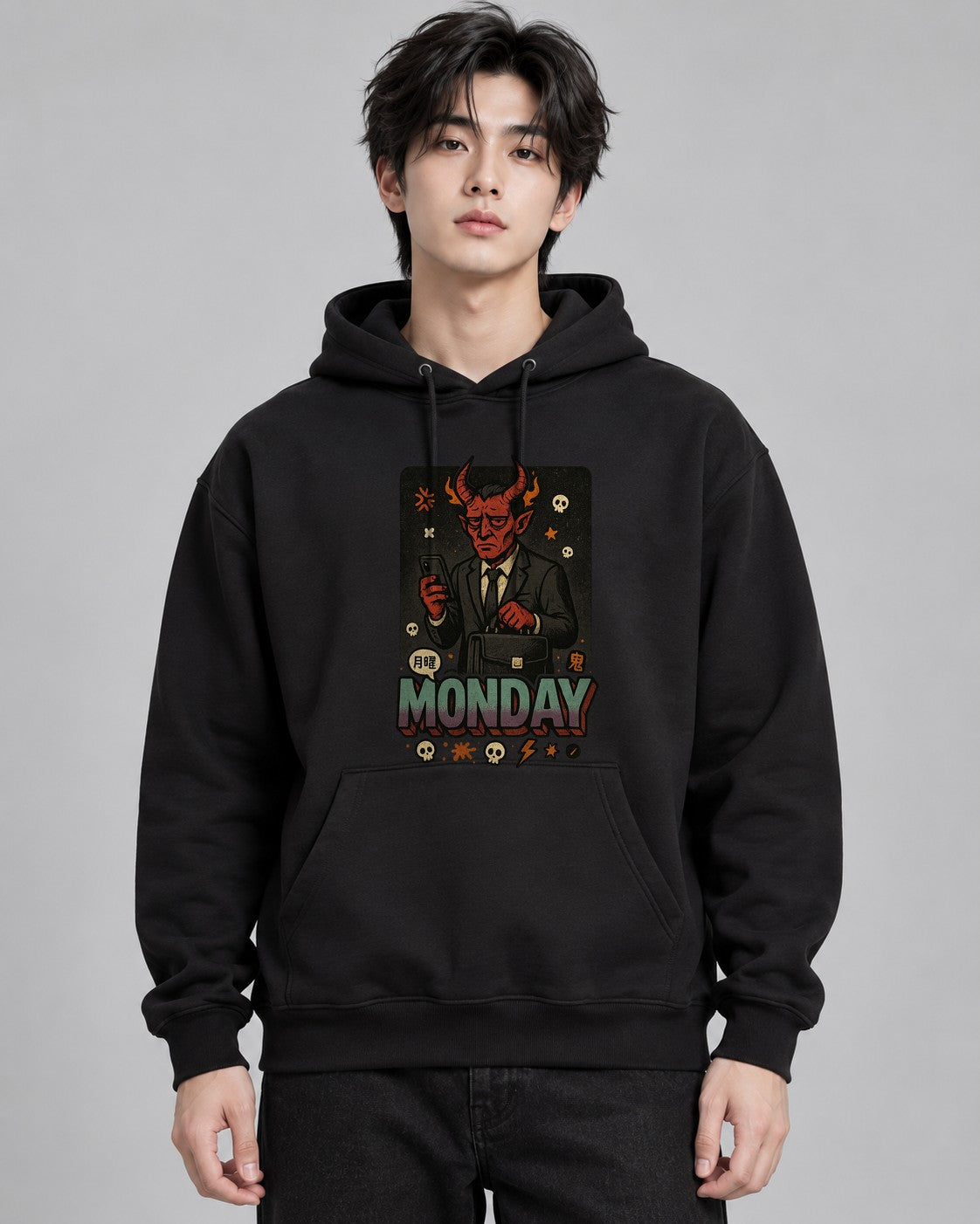 Demon Salaryman Commute - Black