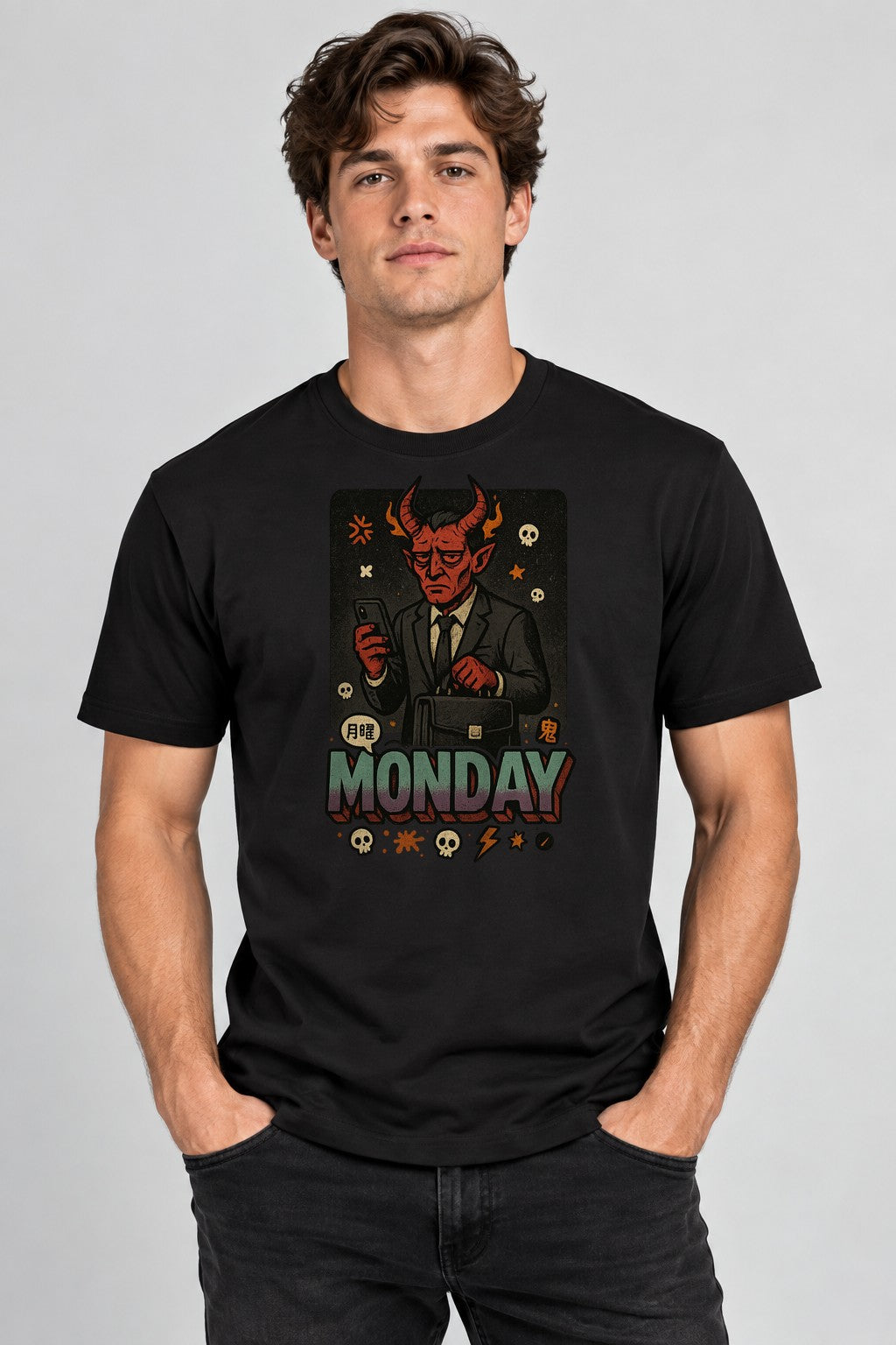 Demon Salaryman Commute - Black