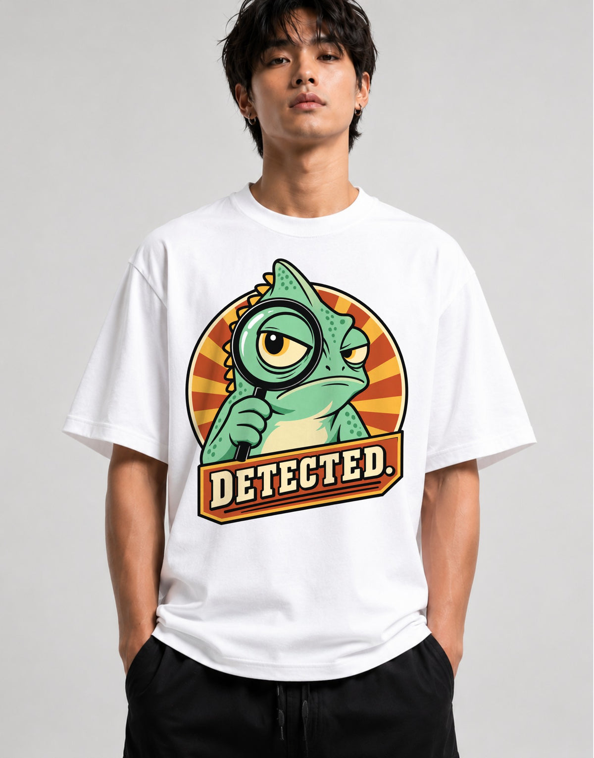 Detective Chameleon - White