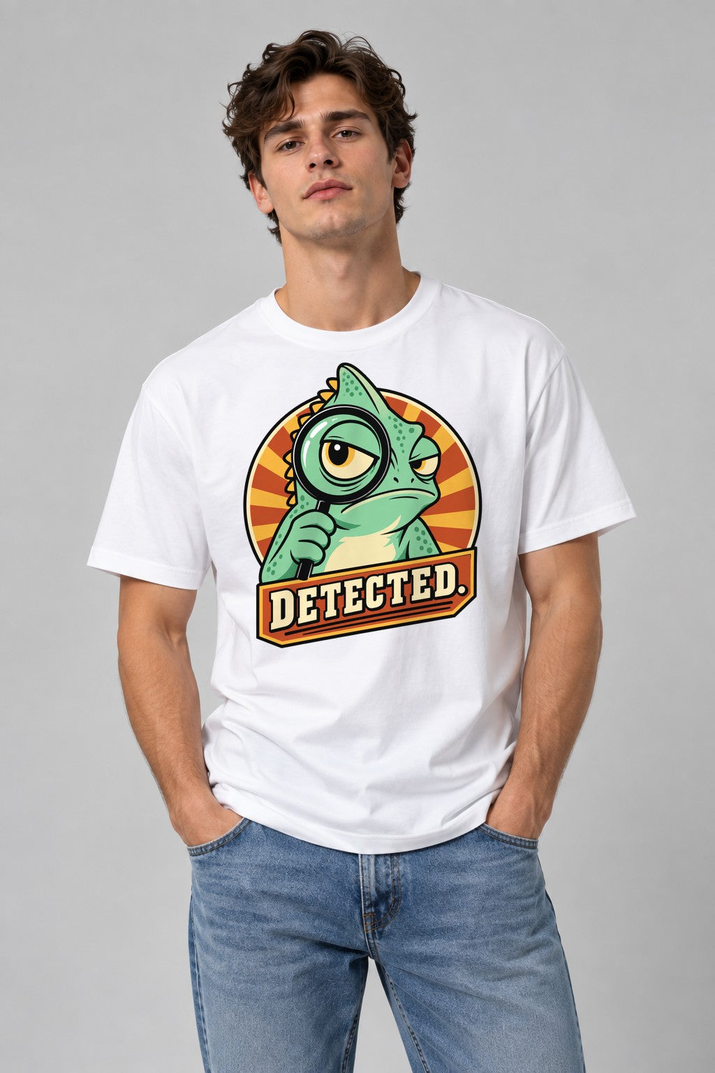 Detective Chameleon - White