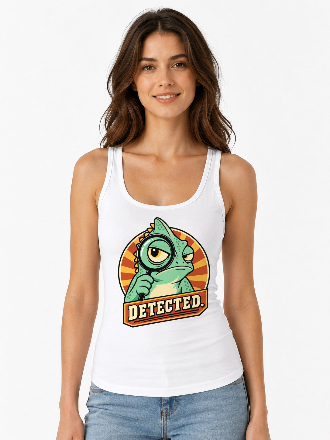 Detective Chameleon - White