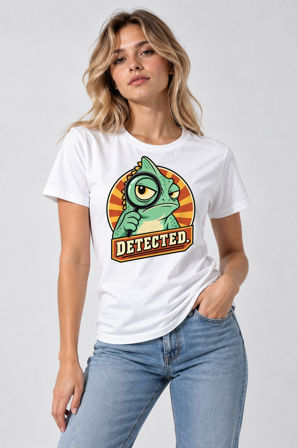Detective Chameleon - White