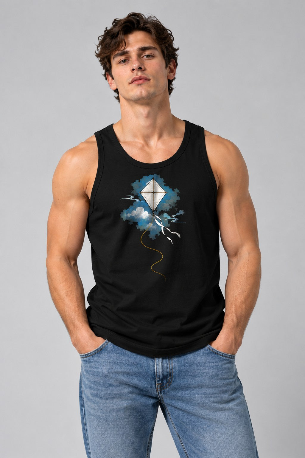 Diamond Kite Sky - Black