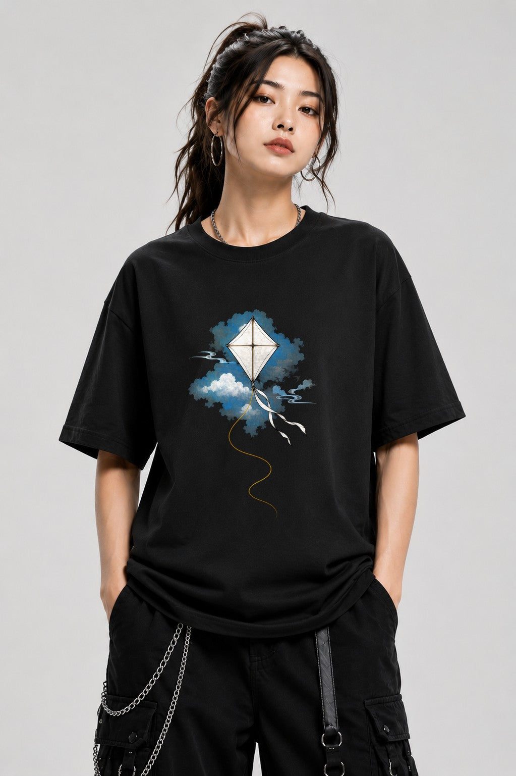 Diamond Kite Sky - Black