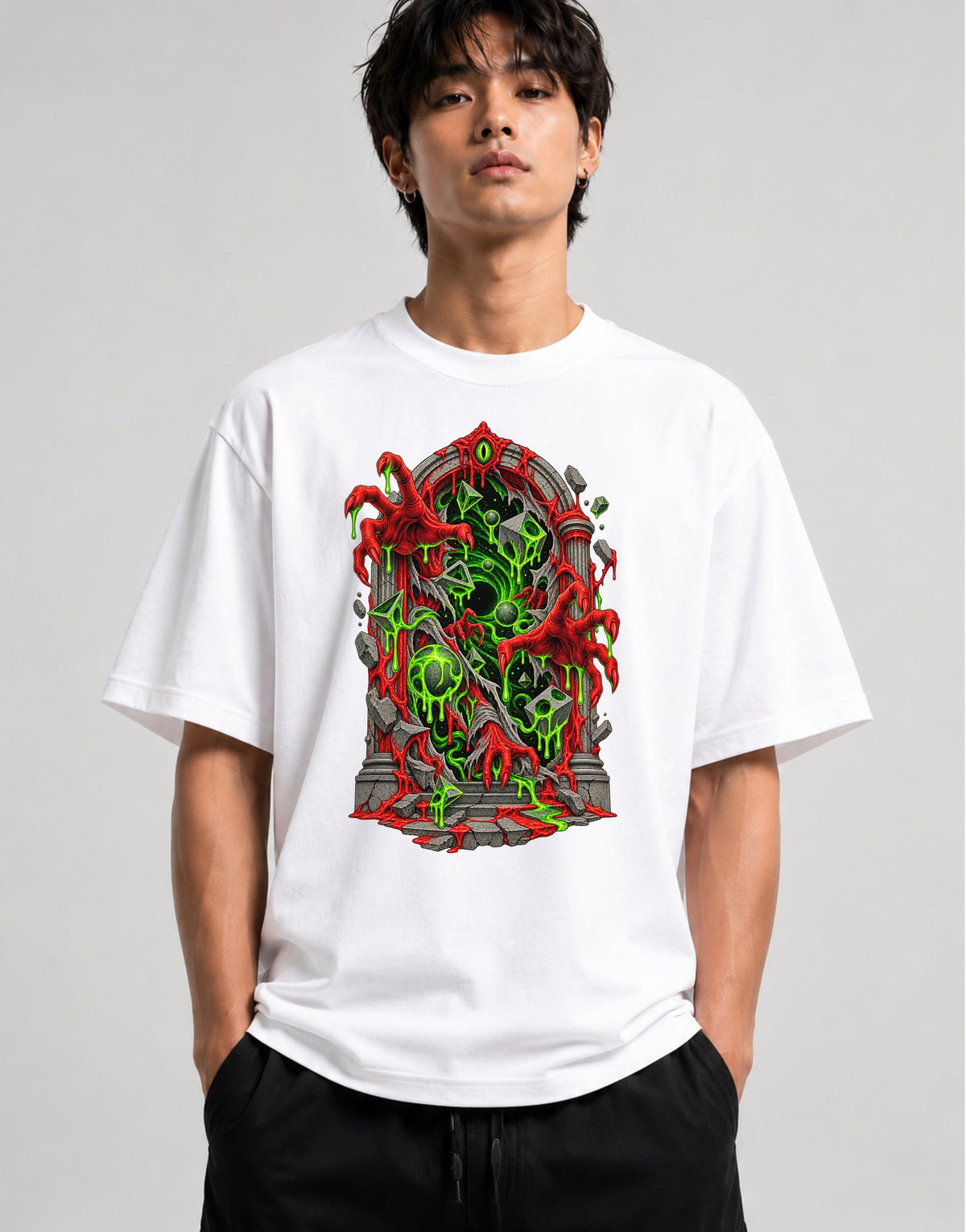 Dimensional Portal Gate - White