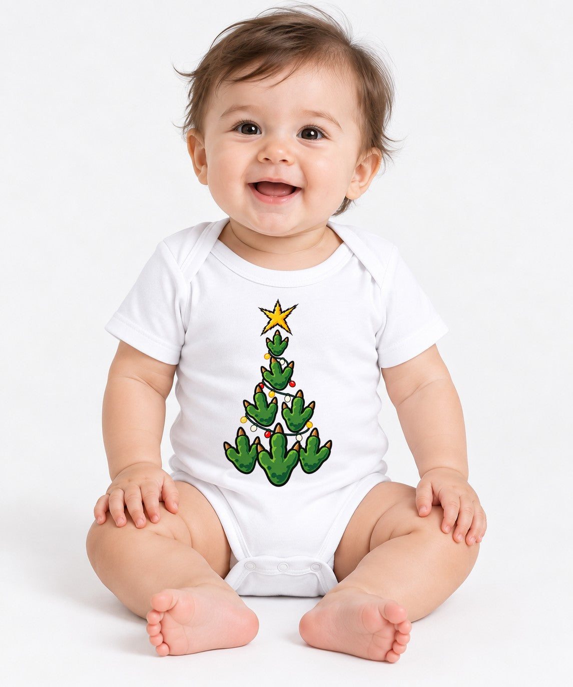 Dino Christmas Tree - White