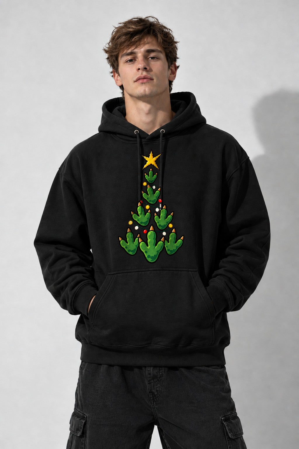 Dino Christmas Tree - Black