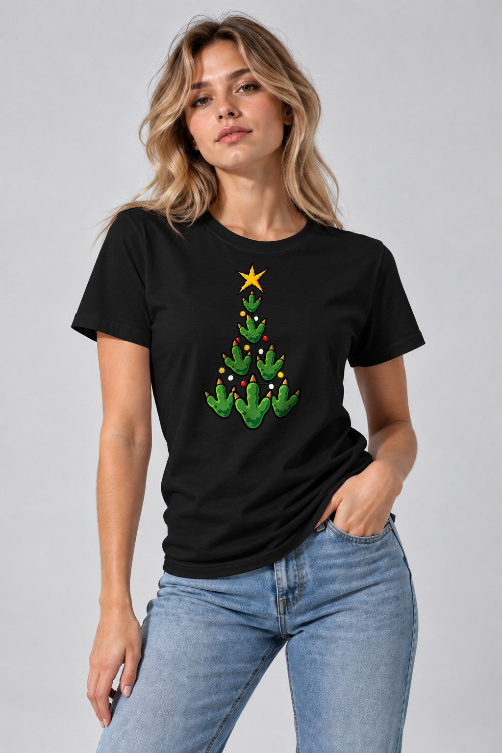 Dino Christmas Tree - Black