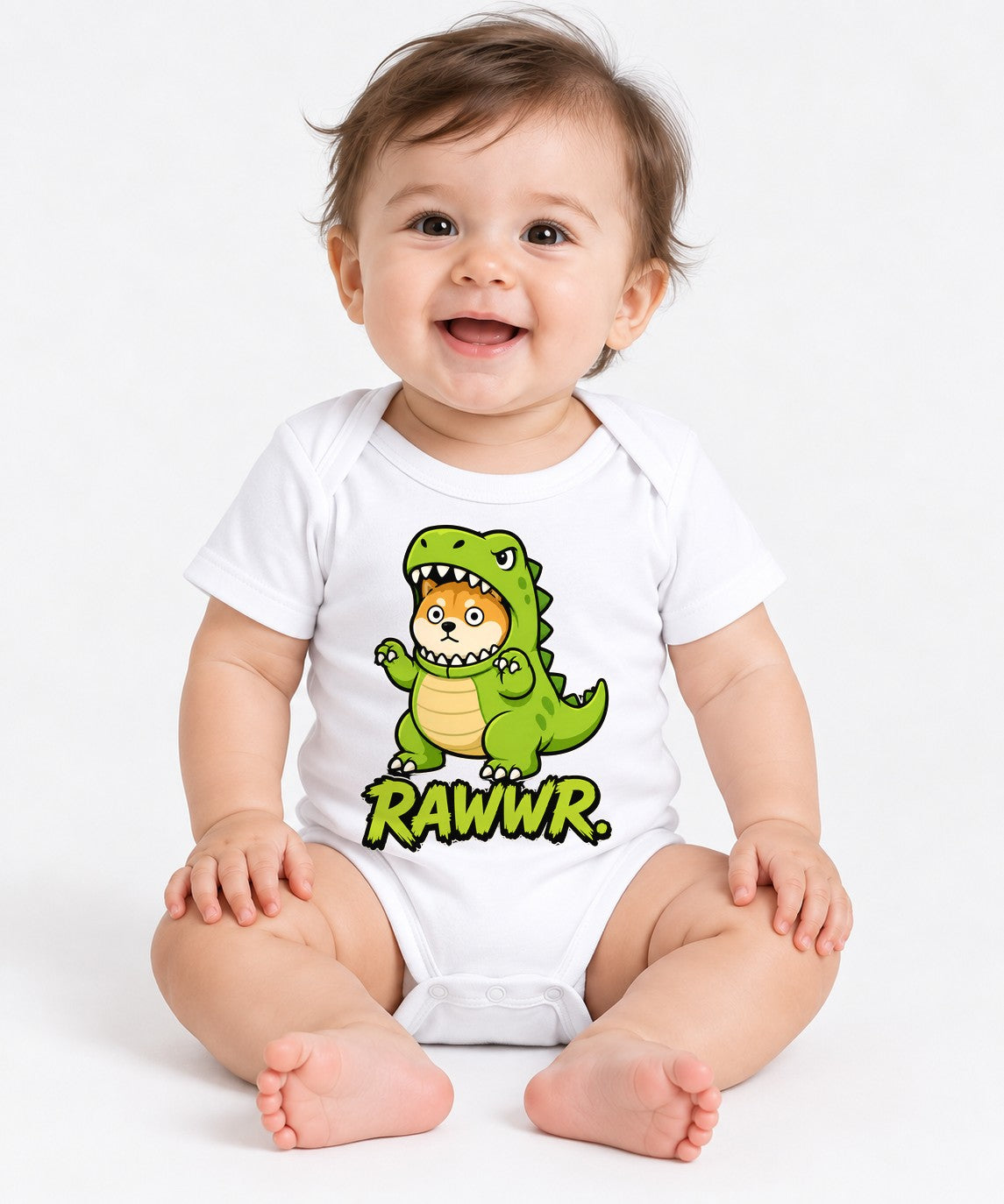 Dinosaur Dog Costume - White