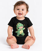 Dinosaur Onesie Kid - Black