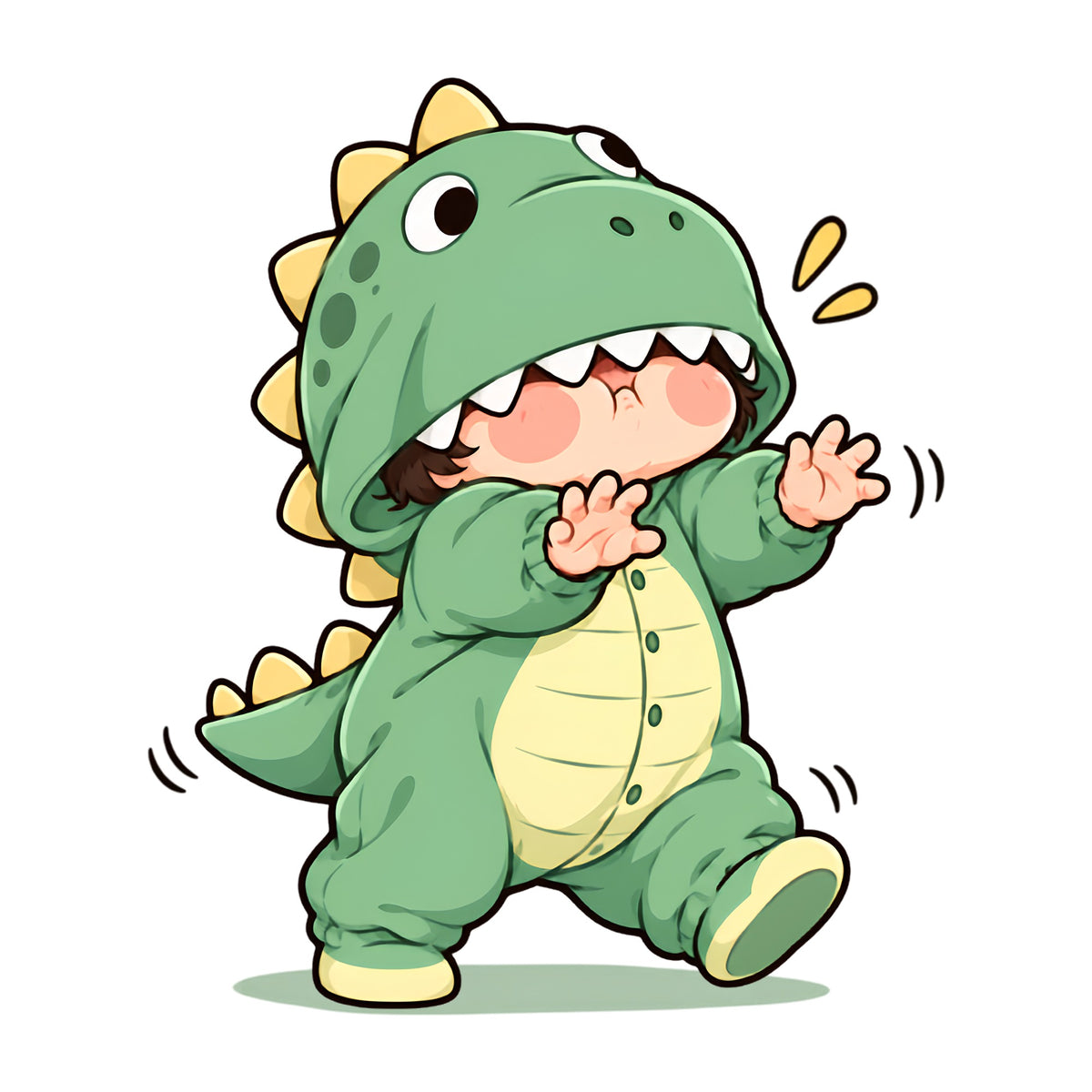 Dinosaur Onesie Kid