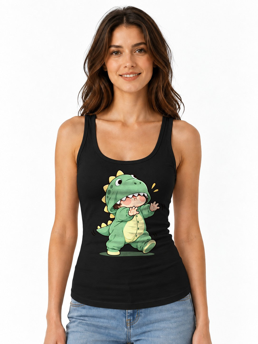 Dinosaur Onesie Kid - Black