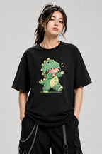 Dinosaur Onesie Kid - Black