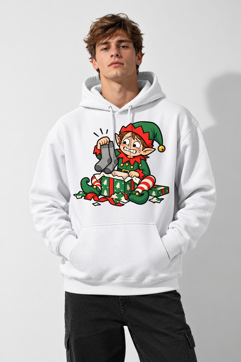Disappointed Elf - White