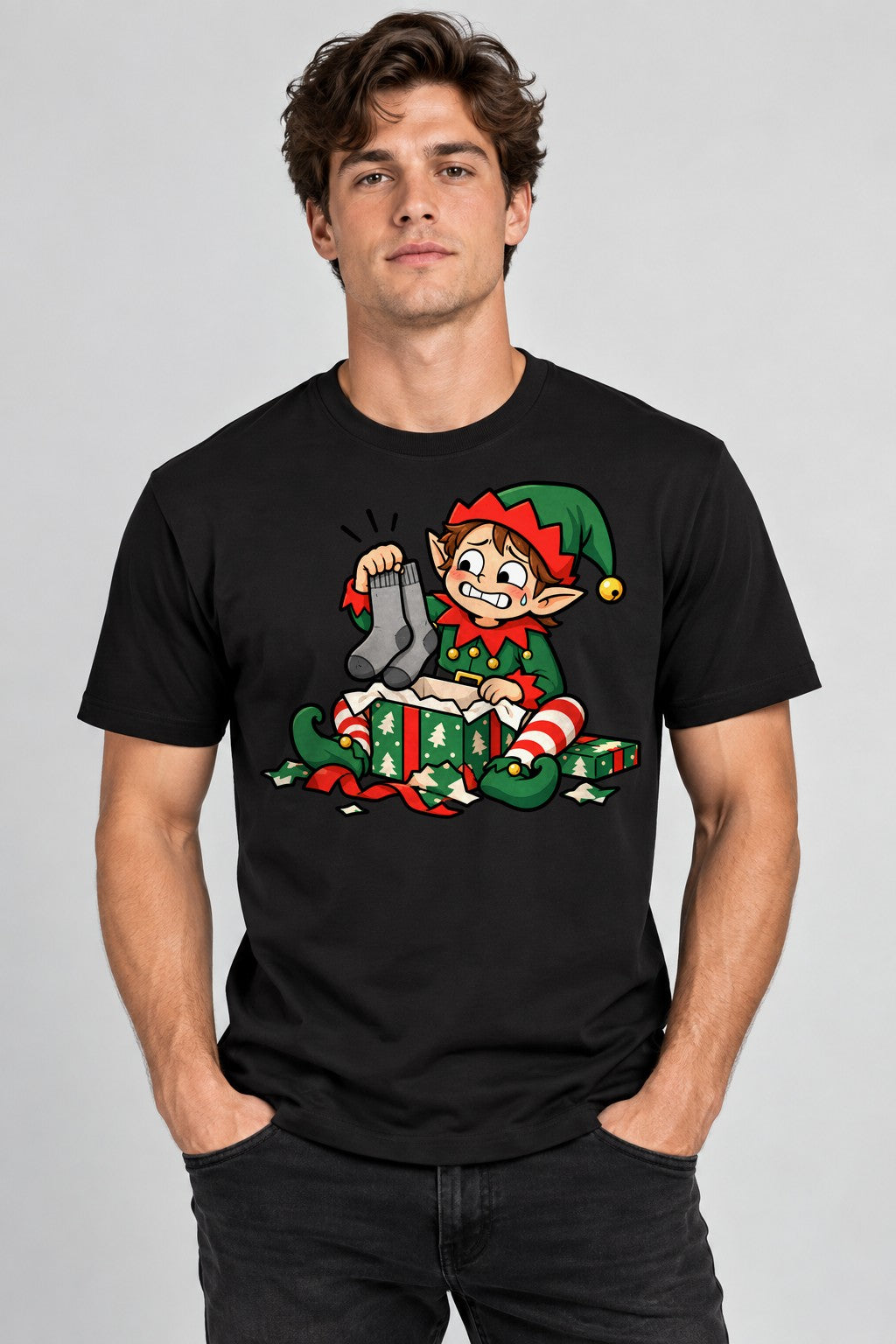 Disappointed Elf - Black
