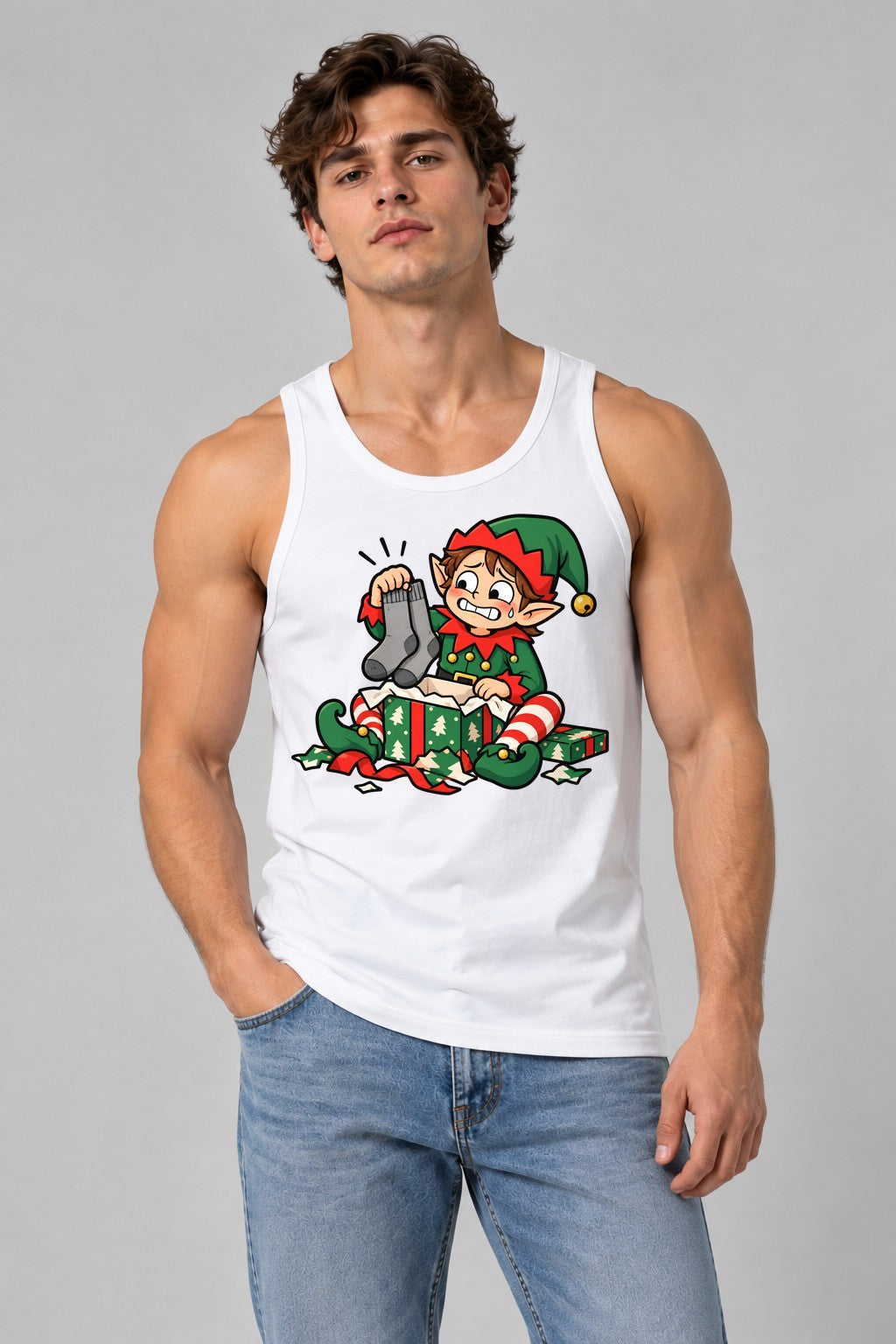 Disappointed Elf - White