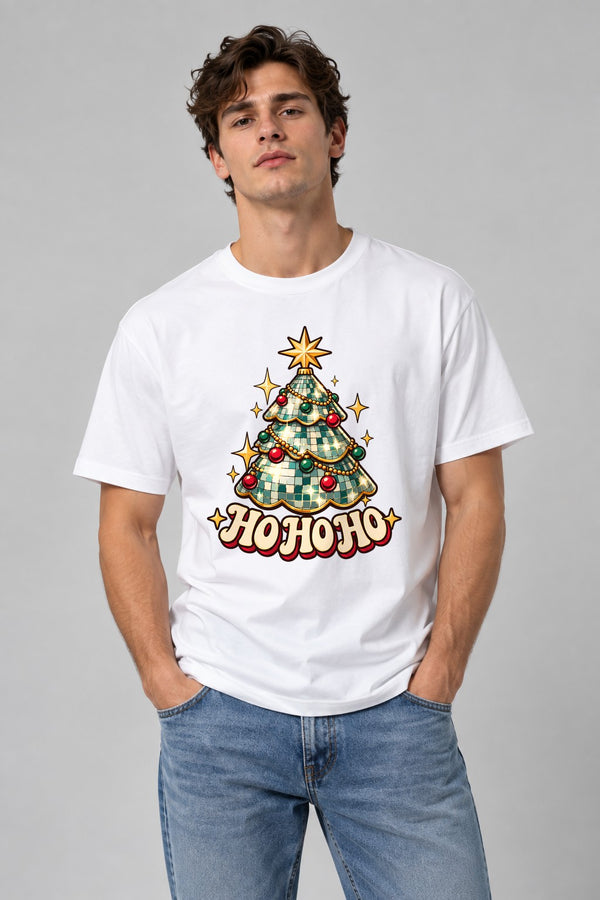 Disco Ball Christmas Tree - White