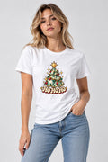 Disco Ball Christmas Tree - White
