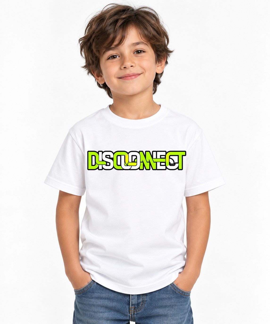 Disconnect Ribbon Wire Modern Cyberp - White
