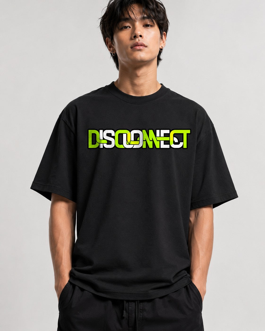 Disconnect Ribbon Wire Modern Cyberp - Black