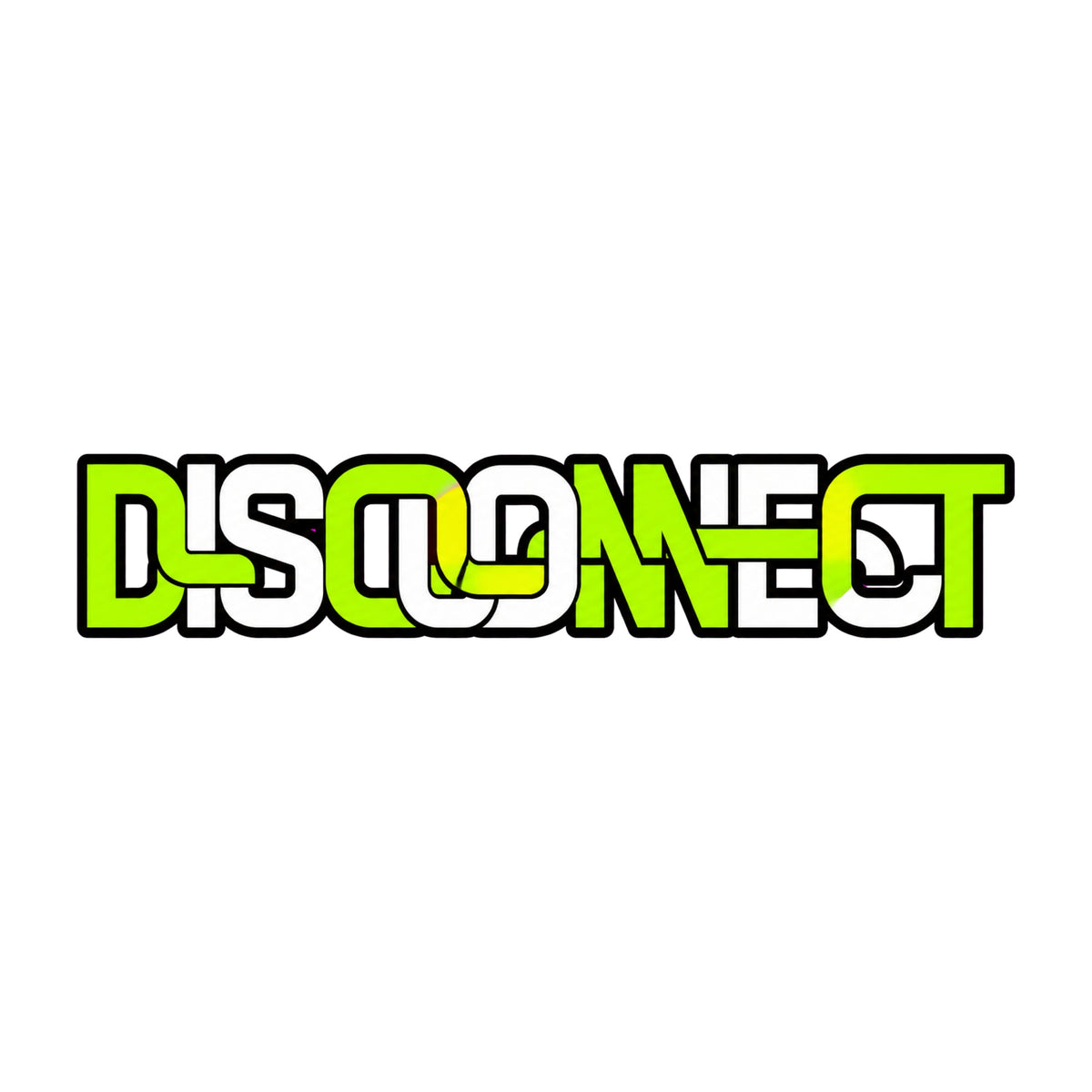 Disconnect Typography Graphic Tee - Bold Statement Design