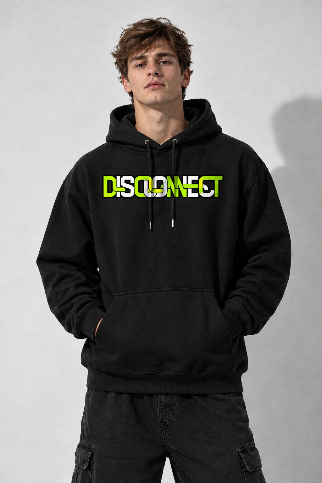 Disconnect Typography - Black