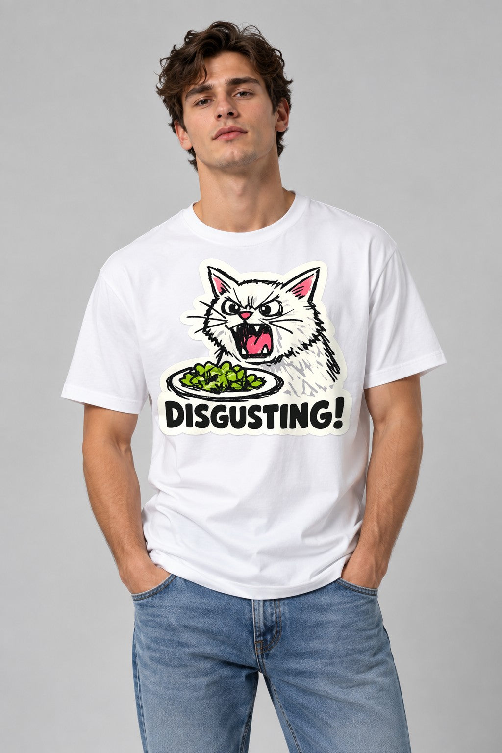 Disgusting Cat Salad - White