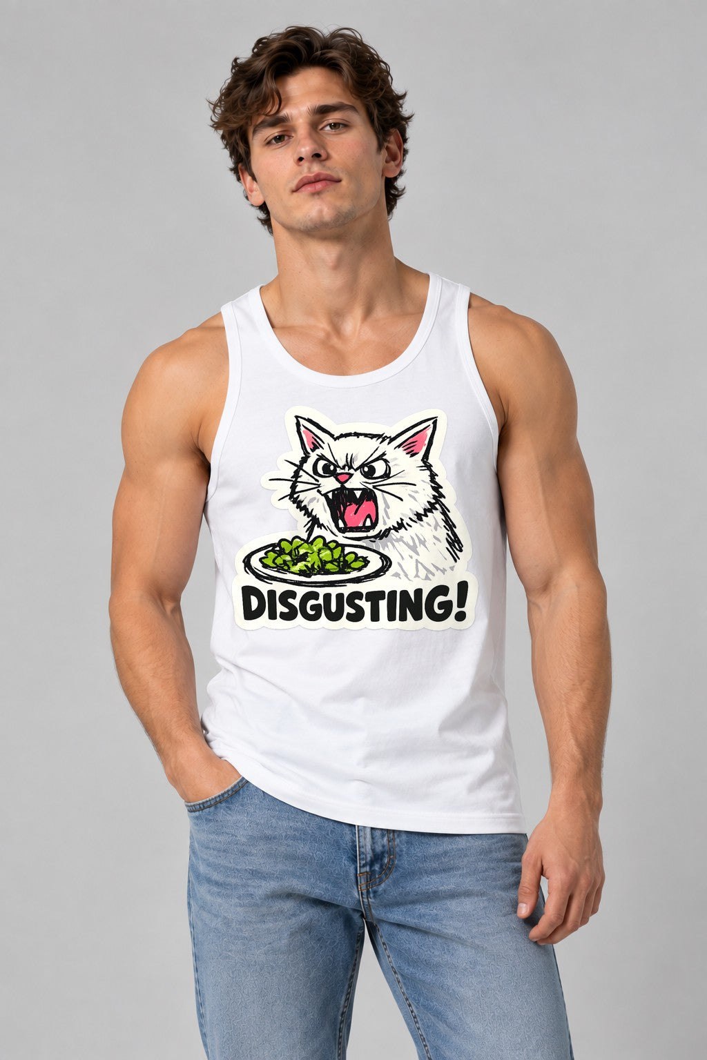 Disgusting Cat Salad - White