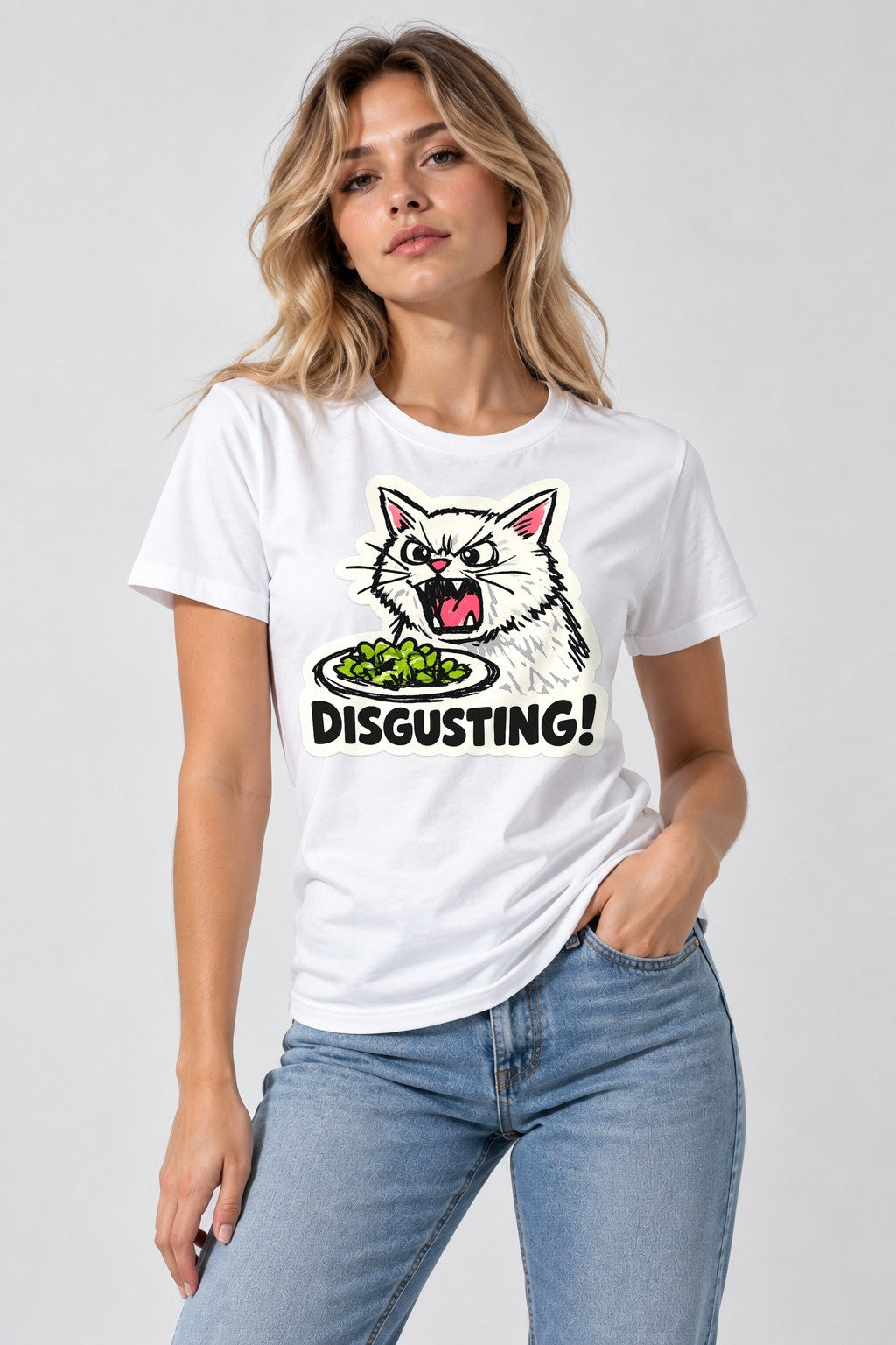 Disgusting Cat Salad - White