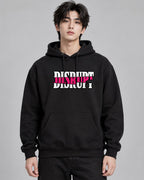 Disrupt Sliced Glitch Modern Streetw - Black