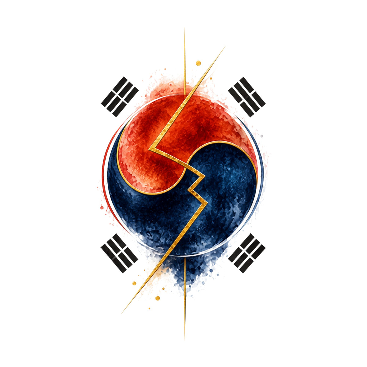 Divided Korea Clock